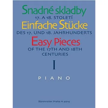 Snadné skladby 17. a 18. století: Piano (979-0-2601-0118-0)