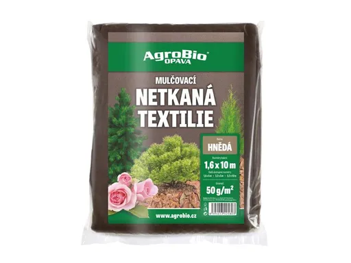 Netkaná textílie AGROBIO 1,6x10m hnědá