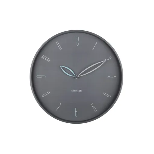 Karlsson 6012GY designové nástěnné hodiny šedá, pr. 40 cm