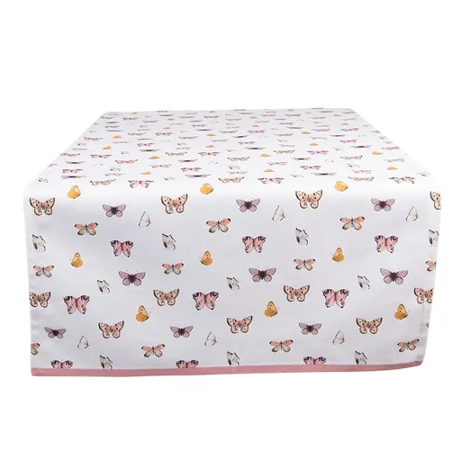 Bavlněný běhoun s motýlky Butterfly Paradise - 50*140 cm Clayre & Eef