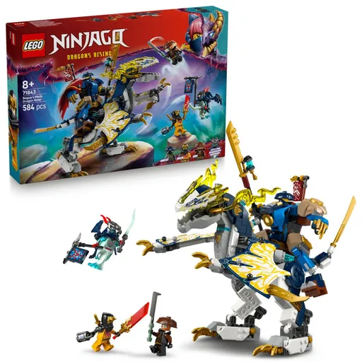 LEGO® NINJAGO® 71843 Rogue a robotický dračí jezdec