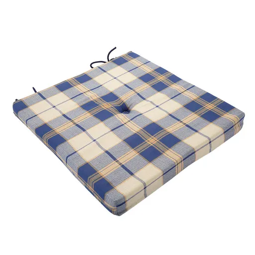 Podsedák na židli BOMBAY modro-žlutý 1 ks