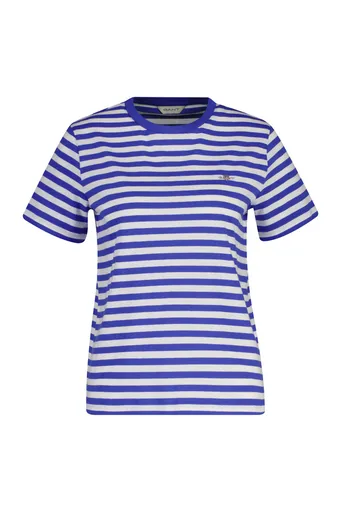 TRIČKO GANT REG STRIPED SHIELD SS T-SHIRT ROYAL BLUE