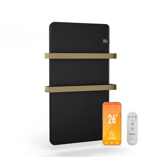 Blumfeldt Inteligentní infračervený ohřívač, ohřívač ručníků, výkon 500 W, IP24