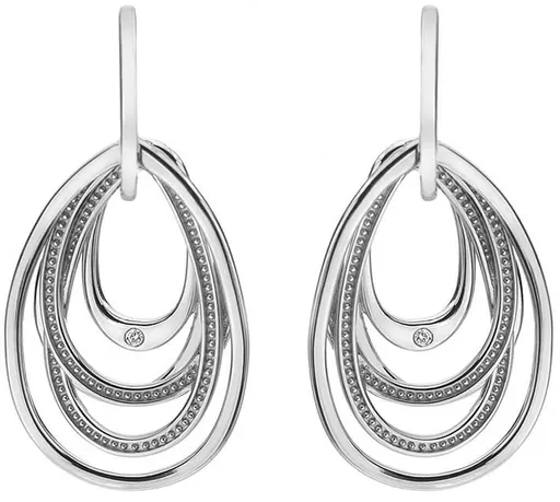 Hot Diamonds Stříbrné náušnice s diamanty Chandelier Vintage Drop DE496