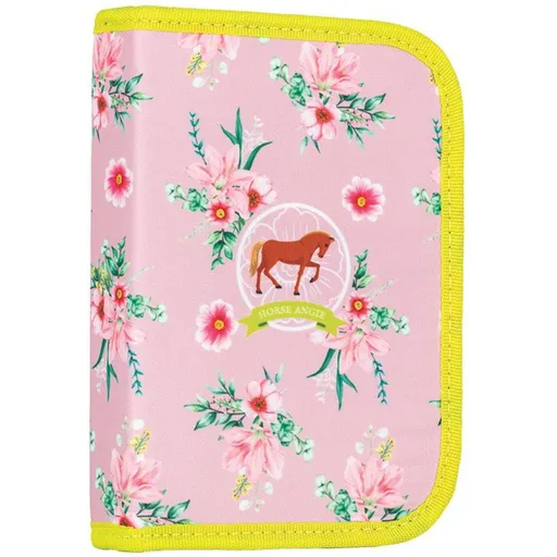 Karton P+P Penál jednopatrový 2 chlopně, prázdný kůň