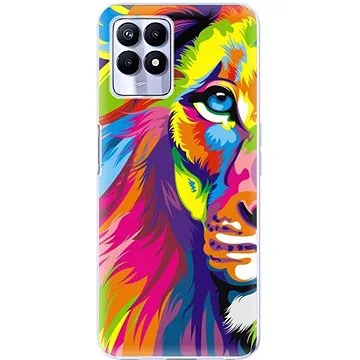 iSaprio Rainbow Lion pro Realme 8i (ralio-TPU3-Rlm8i)