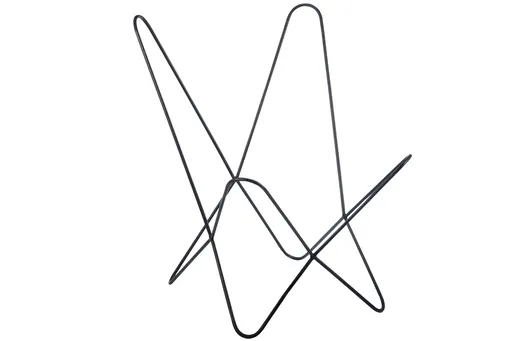 Černý kovový dekorativní stojan / podnožka - 72*72*90 cm J-Line by Jolipa