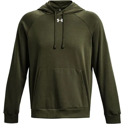 Under Armour RIVAL Pánská mikina, khaki, velikost M