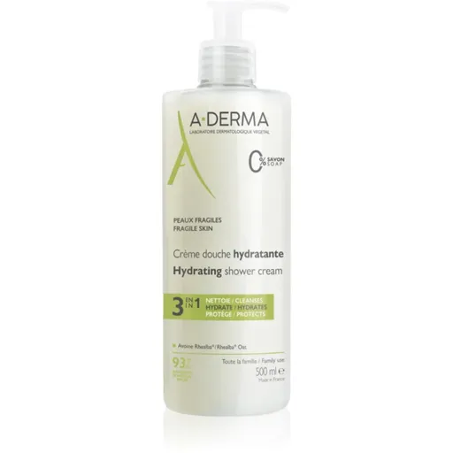 A-Derma Hydra-Protective extra jemný sprchový gel pro celou rodinu 500 ml