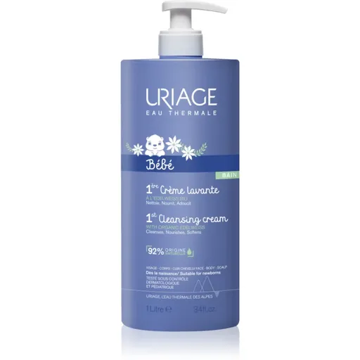 Uriage Bébé 1st Cleansing Cream jemný čisticí krém pro děti od narození 1000 ml