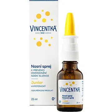 VINCENTKA nosní sprej Junior hypotonický 25ml (993)