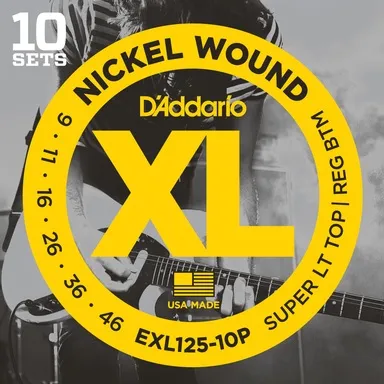D'Addario EXL125-10P