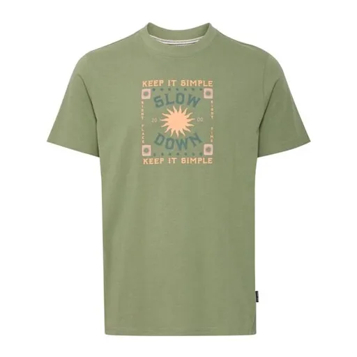 BLEND BHJOEY Pánské tričko, khaki, velikost