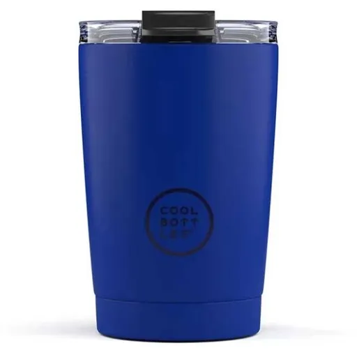 COOL BOTTLES TERMO 330 ML Nerezový termo hrnek, modrá, velikost 330 ML