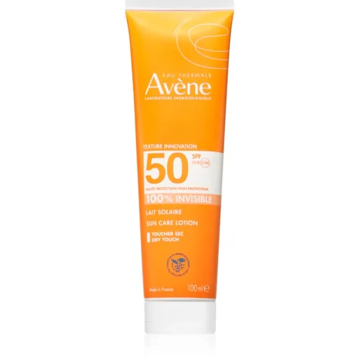 Avène Sun Care Lotion 100% Invisible voděodolné mléko na opalování SPF 50 100 ml