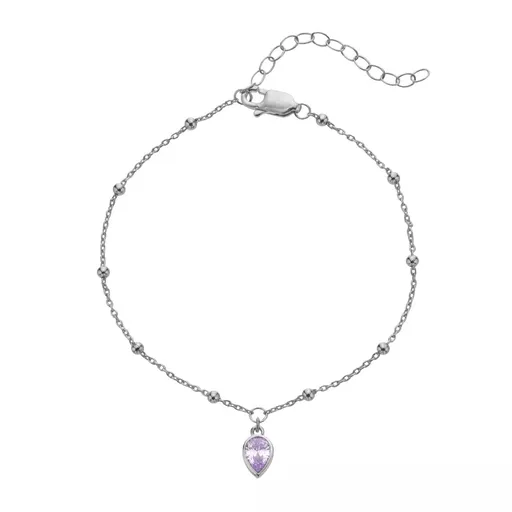 Hot Diamonds Náramek pro ženy narozené v červnu Silver Whisper SWB030