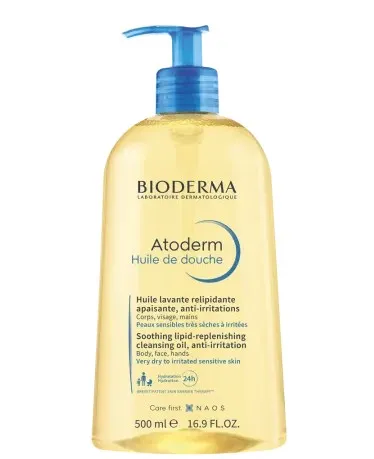 Bioderma Sprchový olej Atoderm (Huile de Douche) 500 ml