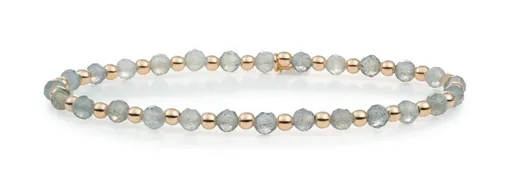 Sparkling Jewels Korálkový náramek s labradoritem SBG-GEM18-3MM-MIX