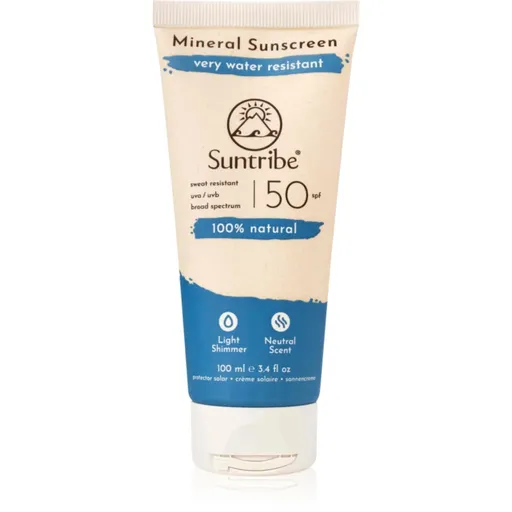 Suntribe Mineral Sunscreen minerální ochranný krém na obličej a tělo SPF 50 100 ml