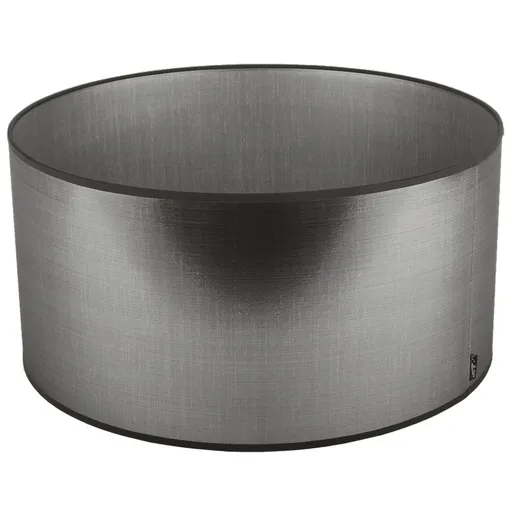Stříbrno-černé stínidlo Azzuro drum - Ø50cm*25/ E27 Collectione