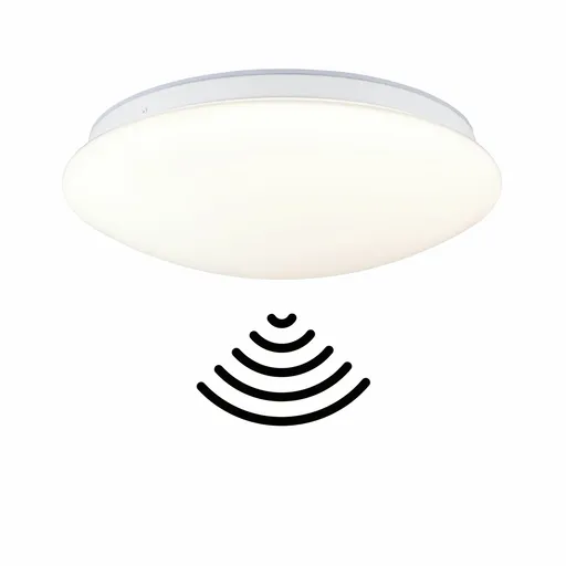 PAULMANN LED stropní svítidlo Leonis II soumrakové a pohybové čidlo (HF) IP44 3000 - 5700K 230V 16,5W bílá