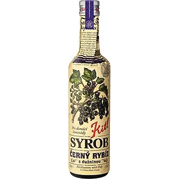 Kitl Syrob Černý rybíz s dužninou 500 ml (8595251001231)