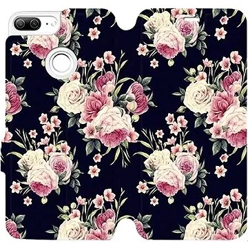 Flipové pouzdro na mobil Honor 9 Lite - V068P Růžičky (5903226255856)