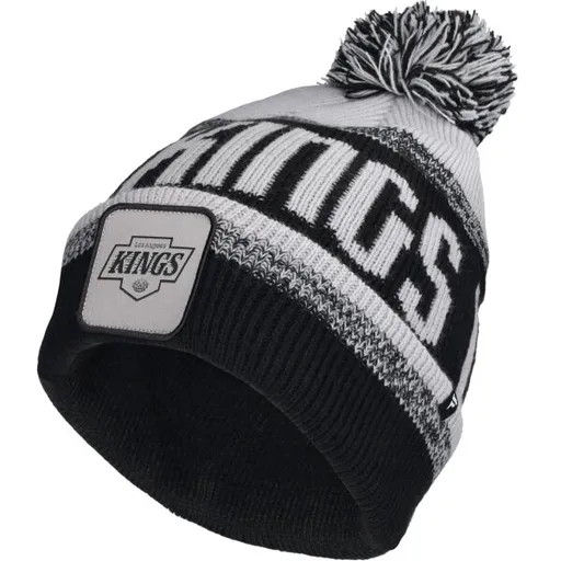 FANATICS LOS ANGELES KINGS THRIVE CUFFED POM BEANIE Čepice, černá, velikost