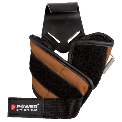 Power System Posilovací háky PS-3300 hnědé - XL