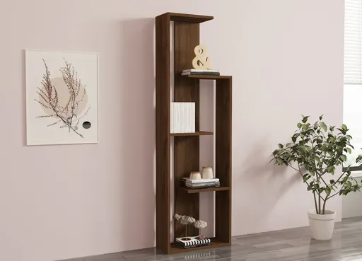 Knihovna Wand - Walnut