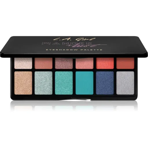 L.A. Girl Cosmetics Fanatic paletka očních stínů odstín Wanderlust 12x1 g