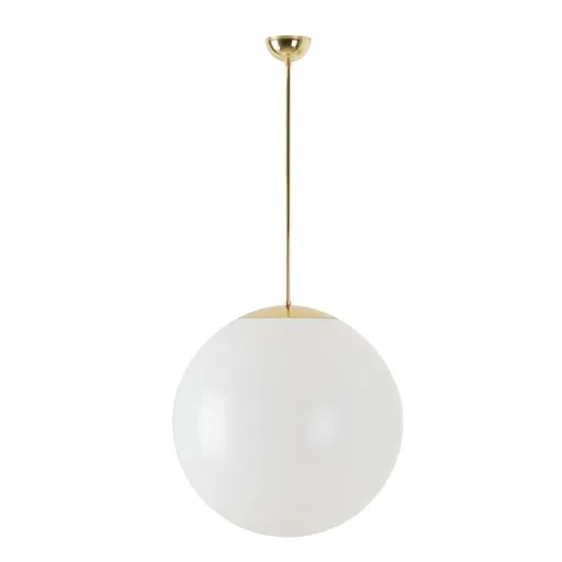 OSMONT ISI64533 ISIS P4 PM závěsné plastové svítidlo mosaz leštěná / bílá IP40 4000 K 41W LED