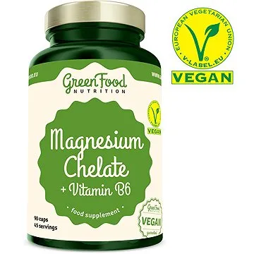 GreenFood Nutrition Magnesium Chelát 90 kapslí (8594193921805)