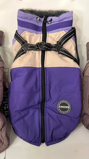 Vsepropejska Nexo zimní bunda pro psa na ZIP Barva: Fialová, Délka zad (cm): 42, Obvod hrudníku: 46 - 54 cm