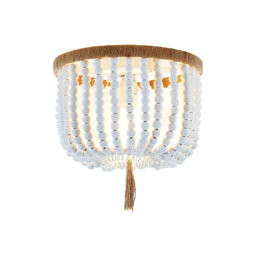 ACA Lighting stropní svítidlo 1XE27 SPETSES dřevěné kuličky IP20 ML127051P