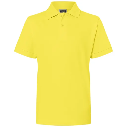 James & Nicholson (Daiber) Dětská polokošile JN070k - Žlutá | XS
