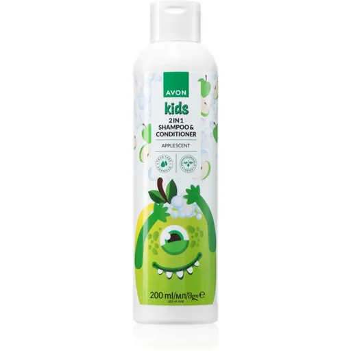 Avon Kids Apple šampon a kondicionér 2 v 1 200 ml
