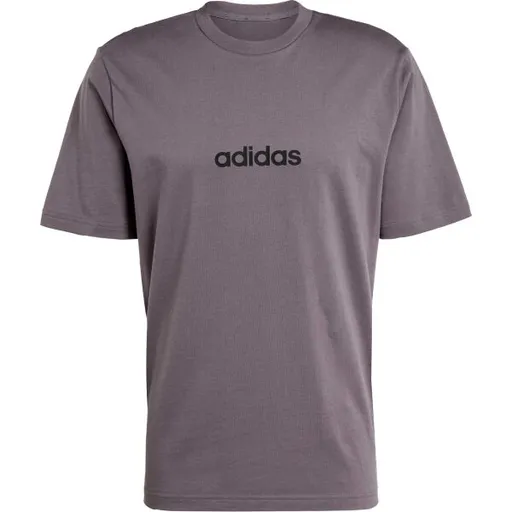 adidas ESSENTIALS LINEAR TEE Pánské tričko, tmavě šedá, velikost