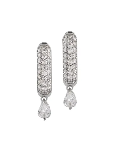 Guess Stříbrné náušnice s krystaly Nuances JSBE04510JWRHT/U