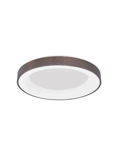 NOVA LUCE stropní svítidlo RANDO THIN broušený kávově hnědý hliník a akryl LED 50W 230V 3000K IP20 stmívatelné 9353855
