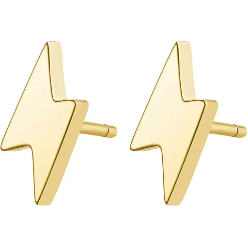 S'Agapõ Ocelové náušnice ve tvaru blesku CLICK SCK42