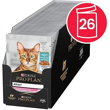 Pro Plan Cat Delicate s mořskými rybami 26 × 85 g (7613287107671)