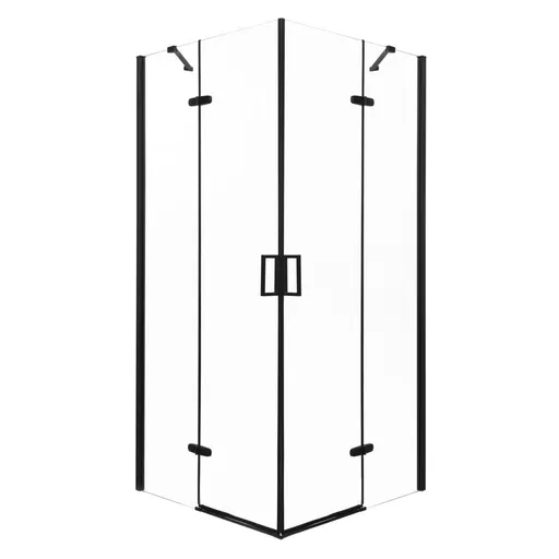 KERRA Sprchový kout Flow 90 Černý (bez vaničky) 5907548116468