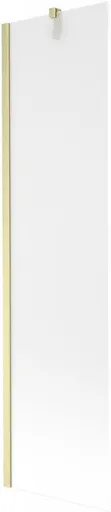 MEXEN/S Next vanová zástěna FIX 50 x 150, dekor, zlatá kartáčovaná 895-050-000-00-30-55