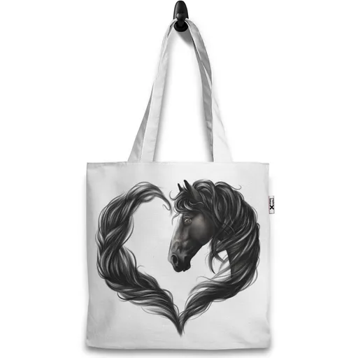Taška Horse heart black