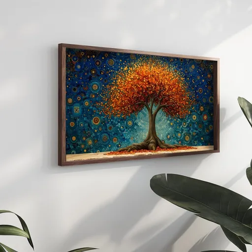 Dekorativní rámovaný obraz z MDF AI091