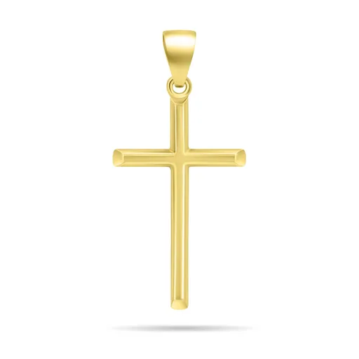 Brilio Silver Nadčasový pozlacený přívěsek křížek PT41Y