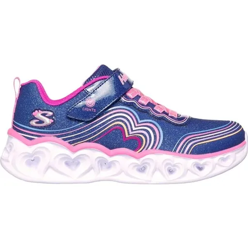Skechers HEART LIGHTS Dívčí sportovní tenisky, tmavě modrá, velikost