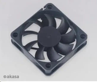 AKASA ventilátor AK-6015MS, 60 x 15mm, zapouzdřené ložisko, black